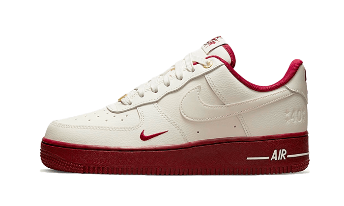 Nike air force 1 low rot weiß sales