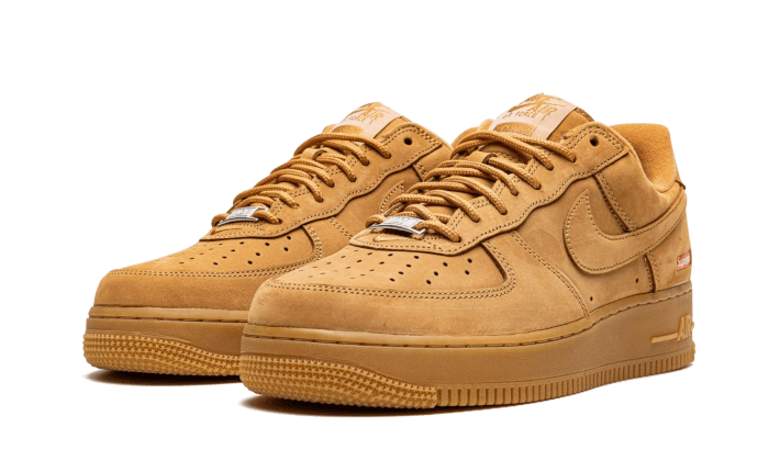 Nike Air Force 1 Low Supreme Flax | Addict Sneakers
