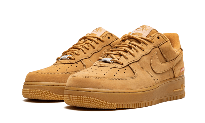 Nike Air Force 1 Low Supreme Flax Addict Sneakers