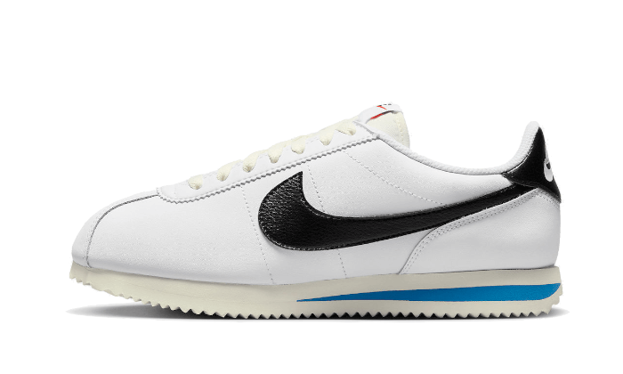 Nike Cortez White Black Addict Sneakers - Main Image