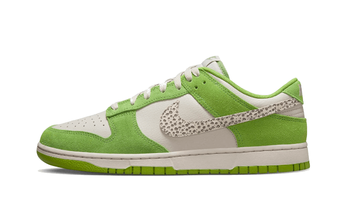 Nike Dunk Low als Safari Swoosh Chlorophyll