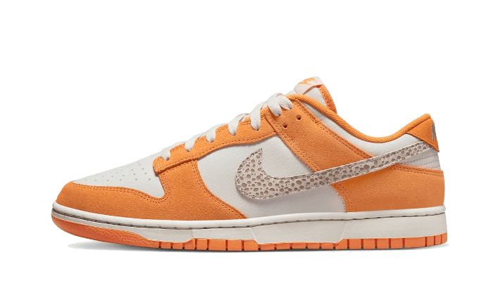 Nike Dunk Low als Safari Swoosh Kumquat