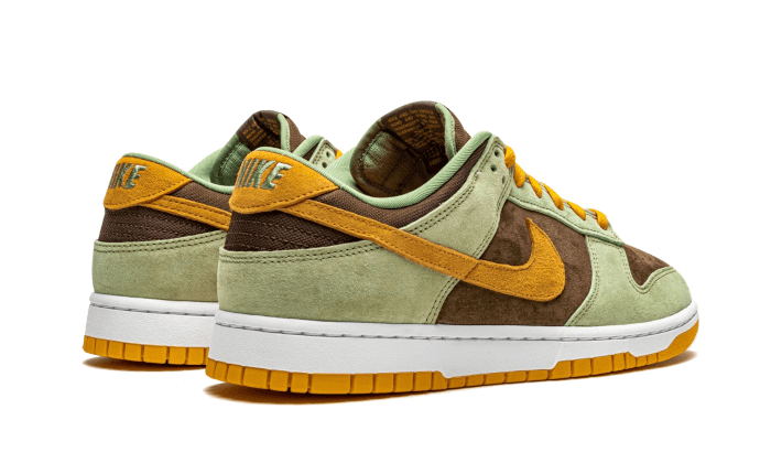 Nike Dunk Low Olive Brown Orange Addict Sneakers