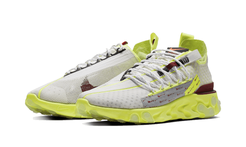 Nike React Runner Ispa Platinum Tint Volt Glow