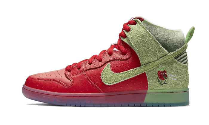 Nike Sb Dunk High Pro Qs Strawberry Cough