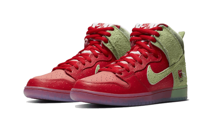 Nike Sb Dunk High Pro Qs Strawberry Cough