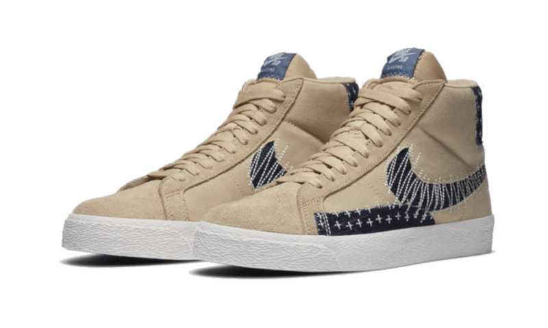 Nike Sb Zoom Blazer Mid Sashiko Sesame