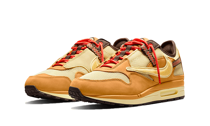 Nike Air Max 1 Travis Scott Cactus Jack Wheat Lemon Drop Suchtige Turnschuhe Addict Sneakers