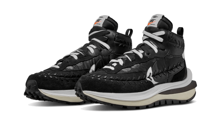 Nike Vaporwaffle Sacai Jean Paul Gaultier Black White | Addict Sneakers