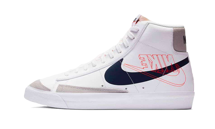 Nike Blazer Mid 77 Reverse Logo White