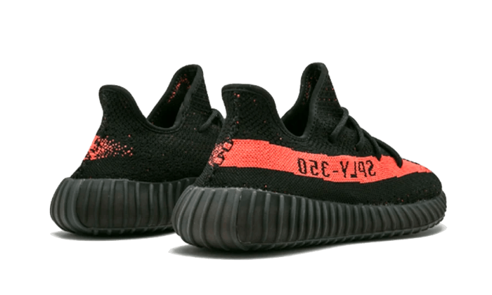 Adidas Yeezy Boost 350 V2 Core Black Red Addict Sneakers